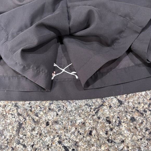 Izod Women Golf Tennis Skort Skirt 12 Pink Black Embroidered Extra Dry Active - Picture 4 of 7